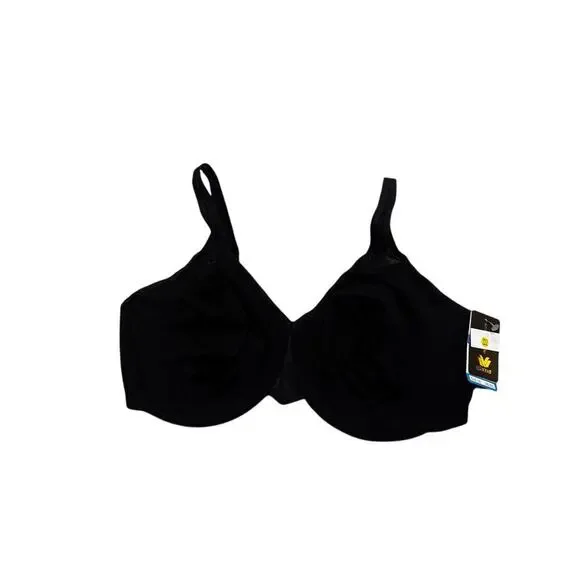 Wacoal Women's Body By 2.0 Mesh-Detail Underwire Bra Black Size 38DDD NWT